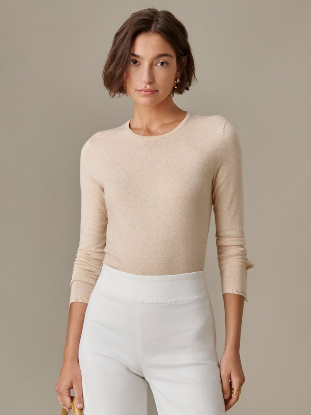 J McLaughlin Jamey Sweater - Oatmeal NEW
